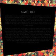 Geometric vector pattern N160