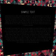 Geometric vector pattern N161