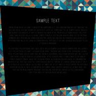 Geometric vector pattern N162