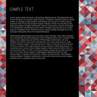Geometric vector pattern N165