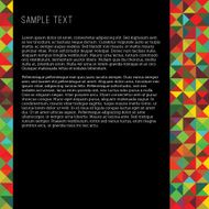 Geometric vector pattern N166