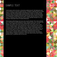 Geometric vector pattern N167