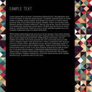 Geometric vector pattern N168