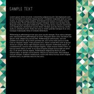 Geometric vector pattern N169