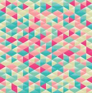 Geometric vector pattern N189