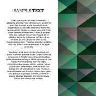 Geometric vector pattern N209