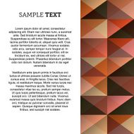 Geometric vector pattern N210