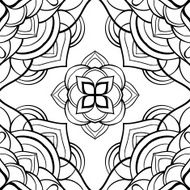 Simple pattern of mandalas