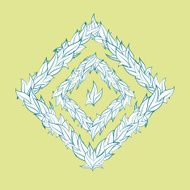 Vector pattern of leaves N8