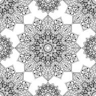 The pattern for the shawl
