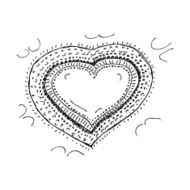 Love heart design N8