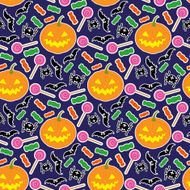 Halloween seamless pattern 3