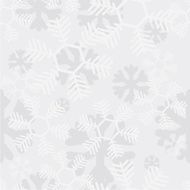 Vector modern snowflakes seamless background