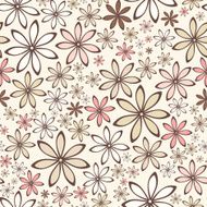 Seamless pattern with flowers Vector illustration N3
