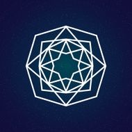 Sacred geometry illustration