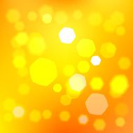 Sunny honey yellow orange abstract summer bokeh background