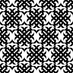 Black and white seamless pattern abstract background N25