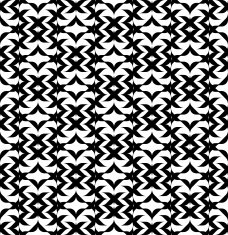 Black and white seamless pattern abstract background N26