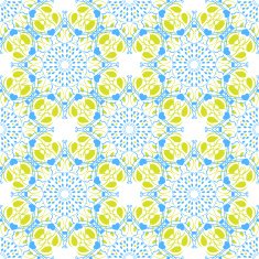Seamless mandala pattern in moroccan arabic style
