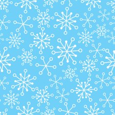 Seamless pattern with Christmas snowflakes N2
