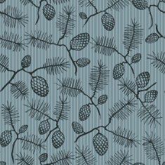 fir cone and stripes