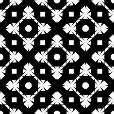 Black and white seamless pattern abstract background N31