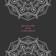 Floral abstract ornament vector illustration N28