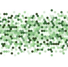 Honeycomb green pattern