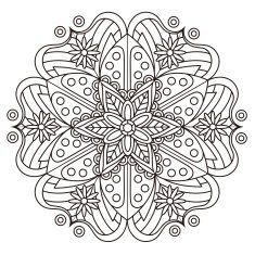 exquisite mandala pattern design