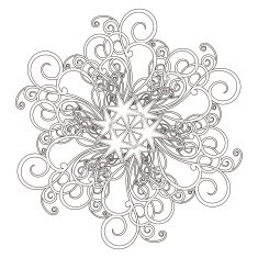 exquisite mandala pattern design N2