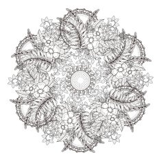 exquisite mandala pattern design N3