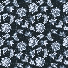 Floral Paisley Pattern Seamless Asian Textile Background N2