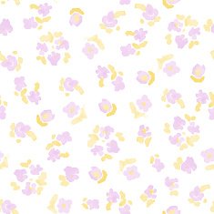 watercolor flowers cute seamless pattern