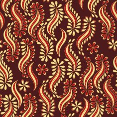 Floral Textile seamless Pattern in Indian style