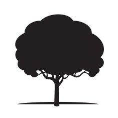 Black icon od Tree N2