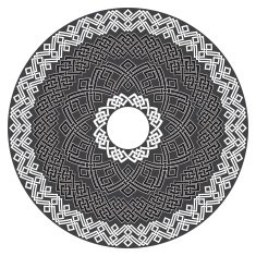 Mandala in esoteric style