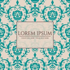 Seamless with vintage floral pattern N16