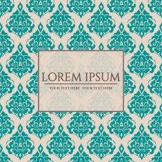Seamless with vintage floral pattern N17