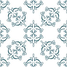 Seamless with vintage floral pattern N24