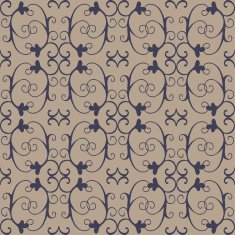 Seamless with vintage floral pattern N29