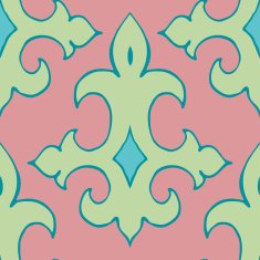 Seamless with vintage floral pattern N34