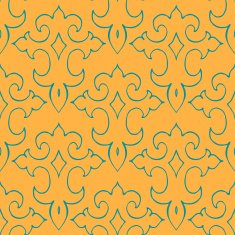 Seamless with vintage floral pattern N36