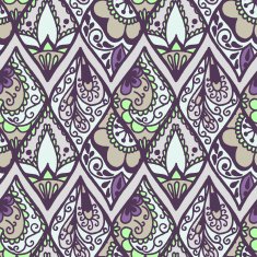 Seamless with vintage floral pattern N38