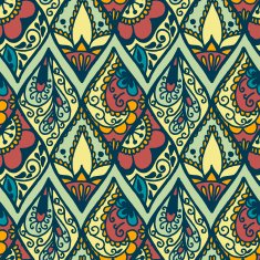 Seamless with vintage floral pattern N39