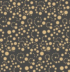 Seamless polka dot blue pattern with circles Vector