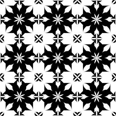 Black and white seamless pattern abstract background N41