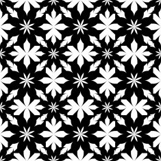 Black and white seamless pattern abstract background N43