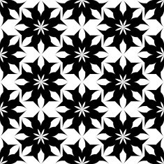 Black and white seamless pattern abstract background N46