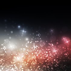 Sparkling Cover Design Template with Abstract Blurred Background N13