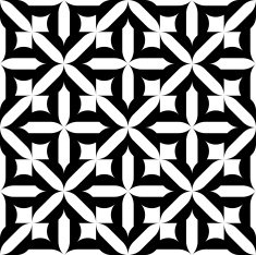 Black and white geometric seamless pattern abstract background N12